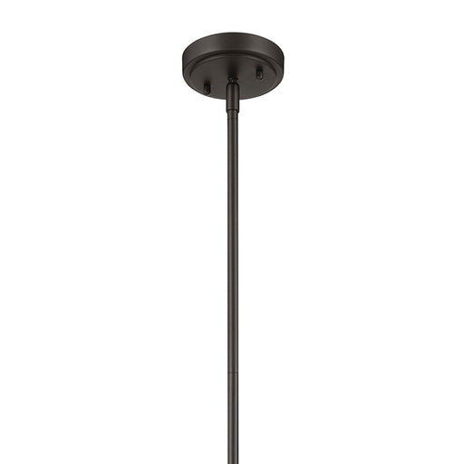Kichler Everly 1 Light Cone 15.25" Pendant, Olde Bronze/Clear