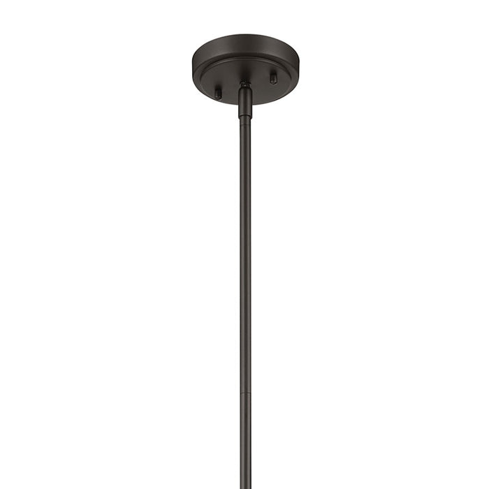 Kichler Everly 1 Light Cone 15.25" Pendant, Olde Bronze/Clear