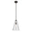 Kichler Everly 1 Light Cone 15.25" Pendant, Olde Bronze/Clear Seeded
