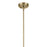 Kichler Everly 1 Light Cone 15.5" Pendant, Brass/Clear Seeded
