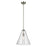 Kichler Everly 1 Light Cone 15.5" Pendant, Brushed Nickel/Clear - 42200NI