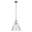 Kichler Everly 1 Light Cone 15.5" Pendant, Nickel/Clear Seeded - 42200NICS