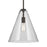 Kichler Everly 1 Light Cone 15.5" Pendant, Olde Bronze/Clear