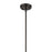 Kichler Everly 1 Light Cone 15.5" Pendant, Olde Bronze/Clear Seeded