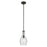 Kichler Everly 1 Light Bell 13.75" Pendant, Olde Bronze/Clear Seeded
