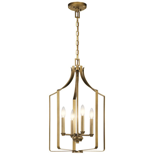 Kichler Morrigan Light Chandelier, Natural Brass