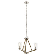 Kichler 3-Light Pendant | Lodge Rustic Distressed Antique Gray Steel | Kitchen Island & Dining Room | 22 x 22 x 18 in | Model 43037DAG