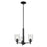Kichler Shailene 3Lt Round 15.25" Chandelier 1 Tier Small, Black