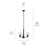 Kichler Shailene 3Lt Round 15.25" Chandelier 1 Tier Small, Black