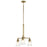Kichler Shailene 3Lt Round 15.25" Chandelier 1 Tier Small, Brass