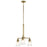 Kichler Shailene 3Lt Round 15.25" Chandelier 1 Tier Small, Brass