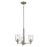 Kichler Shailene 3Lt Round 15.25" Chandelier 1 Tier Small, Nickel