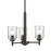 Kichler Shailene 3Lt Round 15.25" Chandelier 1 Tier Small, Bronze