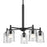 Kichler Shailene 5Lt Round 15.25" Chandelier 1 Tier Medium, Black