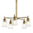 Kichler Shailene 5Lt Round 15.25" Chandelier 1 Tier Medium, Brass