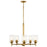 Kichler Shailene 5Lt Round 15.25" Chandelier 1 Tier Medium, Brass