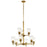 Kichler Shailene 9Lt 26.5" Chandelier 2 Tier Large, Brass/Clear