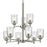 Kichler Shailene 9Lt 26.5" Chandelier 2 Tier Large, Nickel/Clear