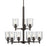 Kichler Shailene 9Lt 26.5" Chandelier 2 Tier Large, Bronze/Clear