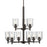 Kichler Shailene 9Lt 26.5" Chandelier 2 Tier Large, Bronze/Clear