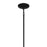 Kichler Shailene 1 Light Bell 11.25" Mini Pendant, Black/Clear