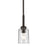 Kichler Shailene 1 Light Bell 11.25" Mini Pendant, Bronze/Clear