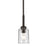 Kichler Shailene 1 Light Bell 11.25" Mini Pendant, Bronze/Clear