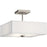 Kichler Shailene 3 Light 10" Semi Flush Light/75W, Brass/Clear Etched - 43691NBR