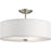 Kichler Shailene 3 Light 12" Semi Flush Light/75W, Brass/Clear Etched - 43692NBR