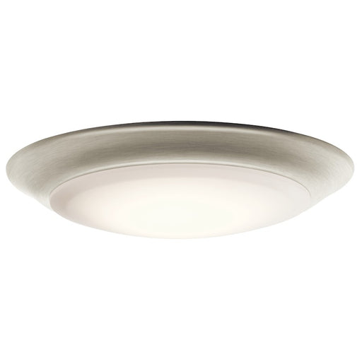 Kichler Flush Mount LED 2700K 7.5x1.25", Brushed Nickel, Pc Lens