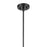 Kichler Avery 1 Light Cone 11.75" Pendant, Black/Clear