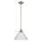 Kichler Avery 1 Light Cone 11.75" Pendant, Brushed Nickel/Clear - 43905NI