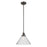 Kichler Avery 1 Light Cone 11.75" Pendant, Olde Bronze/Clear - 43905OZ