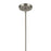 Kichler Avery 1 Light Cone 11.25" Pendant, Brushed Nickel/Clear