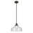 Kichler Avery 1 Light Cone 11.25" Pendant, Olde Bronze/Clear