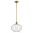 Kichler Avery 1 Light Globe 14" Pendant, Natural Brass/Clear - 43911NBR