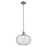 Kichler Avery 1 Light Globe 14" Pendant, Brushed Nickel/Clear