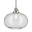 Kichler Avery 1 Light Globe 14" Pendant, Brushed Nickel/Clear