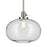 Kichler Avery 1 Light Globe 14" Pendant, Brushed Nickel/Clear