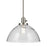 Kichler Avery 1 Light Dome 11" Pendant, Brushed Nickel/Clear