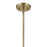 Kichler Crosby 1 Light Cylinder 10.75" Mini Pendant, Brass/Clear