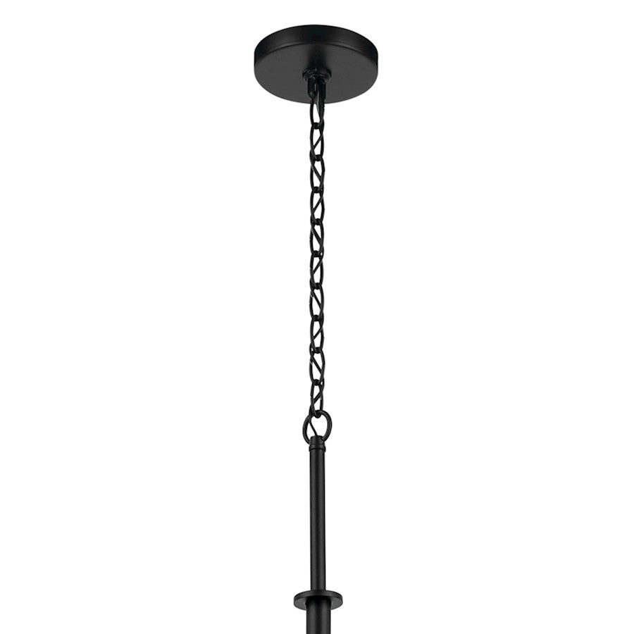 Kichler Crosby 9 Light 32.5" Chandelier 2 Tier Large, Black/Clear