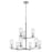 Kichler Crosby 9 Light 32.5" Chandelier 2 Tier Large, Chrome/Clear