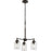 Kichler Winslow 3 Light Mini Chandelier, Natural Brass/Clear Seeded - 44029NBR