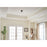 Kichler Winslow 1 Light Semi Flush, Black