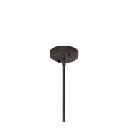 Kichler Gavin 10in 1-Light Pendant | Industrial Weathered Zinc and Waffle Glass | Kitchen Island & Dining Room | 10 x 14 in | Model 44255WZC