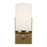Kichler Crosby 1Lt Cylinder 9.25" Sconce, Brass/Etched Cased Opal