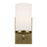 Kichler Crosby 1Lt Cylinder 9.25" Sconce, Brass/Etched Cased Opal