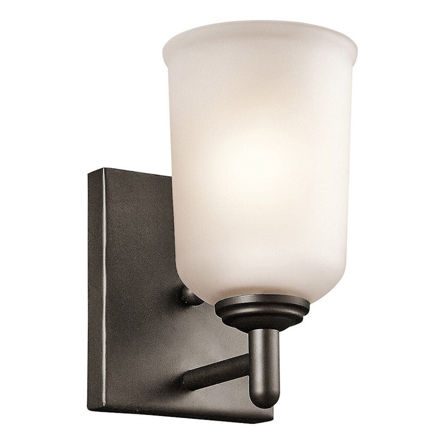 Kichler Shailene 1 Light Wall Sconce, Brass/Clear Etched - 45572NBR