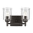 Kichler Shailene 2 Light Linear 8.25" Vanity Light, Bronze/Clear